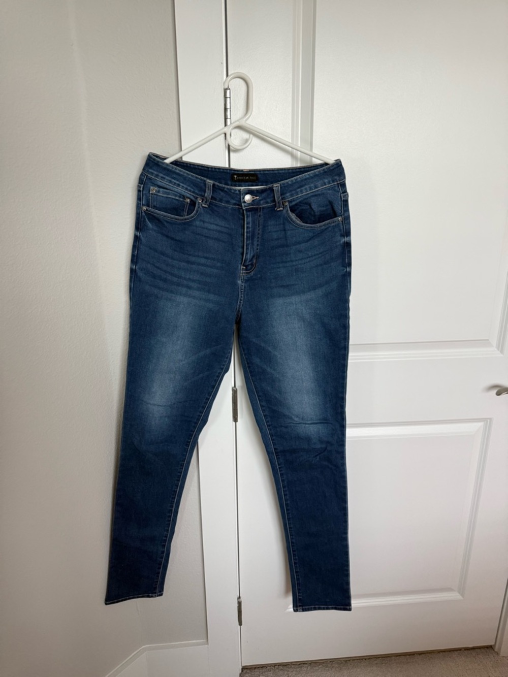 Slim Fit Dark Blue Stretch Skinny Jeans